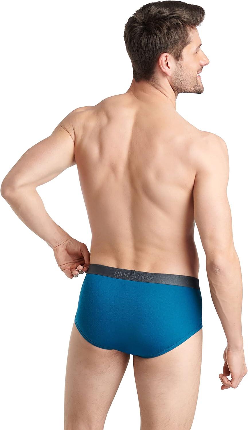 imageFruit of the Loom Mens Premium Cotton Underwear  TagFree  Also Available in Big ampamp TallBrief  6 Pack  Assorted