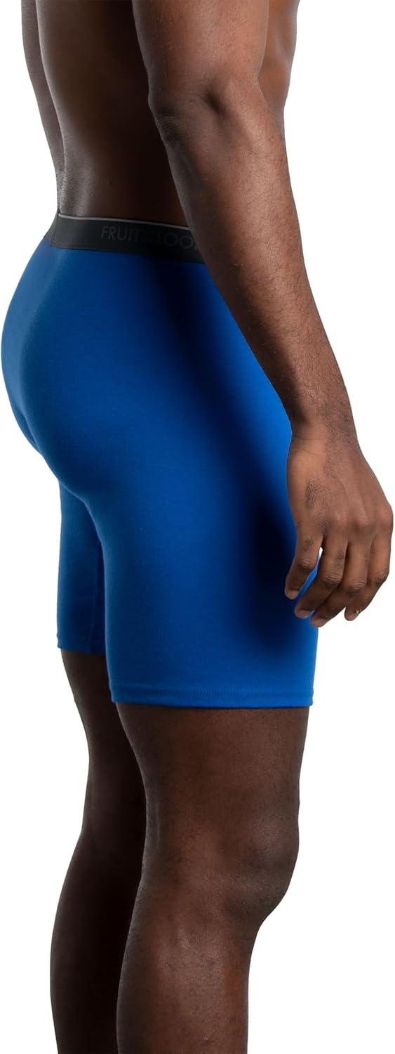 imageFruit of the Loom mens Coolzone Boxer Briefs Moisture Wicking ampamp Breathable Assorted Color MultipacksLong Leg  7 Pack  Assorted Colors