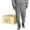 Fruit of the Loom Eversoft Fleece Elastic Bottom Sweatpants with Pockets, Relaxed Fit, Moisture Wicking, Breathable(12 Pack – Grey Heather)