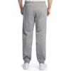 Fruit of the Loom Eversoft Fleece Elastic Bottom Sweatpants with Pockets, Relaxed Fit, Moisture Wicking, Breathable(Grey Heather)
