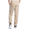 Fruit of the Loom Eversoft Fleece Elastic Bottom Sweatpants with Pockets, Relaxed Fit, Moisture Wicking, Breathable(Khaki Heather)