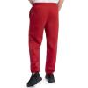 Fruit of the Loom Eversoft Fleece Elastic Bottom Sweatpants with Pockets, Relaxed Fit, Moisture Wicking, Breathable(Red)