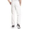 Fruit of the Loom Eversoft Fleece Elastic Bottom Sweatpants with Pockets, Relaxed Fit, Moisture Wicking, Breathable(White)