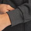 Fruit of the Loom Eversoft Fleece Full Zip Hoodie Sweatshirt(Black Heather Full Zip)
