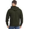Fruit of the Loom Eversoft Fleece Full Zip Hoodie Sweatshirt(Duffle Bag Green Full Zip)