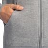 Fruit of the Loom Eversoft Fleece Full Zip Hoodie Sweatshirt(Grey Heather Full Zip)