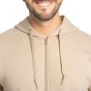 Fruit of the Loom Eversoft Fleece Full Zip Hoodie Sweatshirt(Khaki Heather Full Zip)