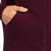Fruit of the Loom Eversoft Fleece Full Zip Hoodie Sweatshirt(Maroon Full Zip)