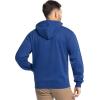 Fruit of the Loom Eversoft Fleece Full Zip Hoodie Sweatshirt(Mellow Blue Full Zip)
