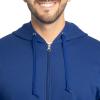 Fruit of the Loom Eversoft Fleece Full Zip Hoodie Sweatshirt(Mellow Blue Full Zip)