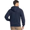 Fruit of the Loom Eversoft Fleece Full Zip Hoodie Sweatshirt(Navy Full Zip)