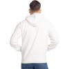 Fruit of the Loom Eversoft Fleece Full Zip Hoodie Sweatshirt(White Full Zip)