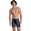 Fruit of the Loom Men’s Breathable Boxer Briefs, Moisture Wicking Underwear, Assorted Color Multipacks(Performance Stretch – Blue)