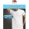 Fruit of the Loom Men’s Crew Tee Undershirts, Moisture Wicking & Tag Free, Also Available in Big & Tall(Tall Man – White – 6 Pack)