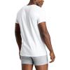Fruit of the Loom Men’s Crew Tee Undershirts, Moisture Wicking & Tag Free, Also Available in Big & Tall(White – 6 Pack)