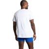 Fruit of the Loom Men’s Crew Tee Undershirts, Moisture Wicking & Tag Free, Also Available in Big & Tall(White – 72 Pack)