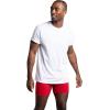 Fruit of the Loom Men’s Crew Tee Undershirts, Moisture Wicking & Tag Free, Also Available in Big & Tall(White – 8 Pack)