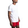 Fruit of the Loom Men’s Crew Tee Undershirts, Moisture Wicking & Tag Free, Also Available in Big & Tall(White – 8 Pack)