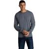 Fruit of the Loom Mens Eversoft Cotton Long Sleeve T Shirts, Breathable & Moisture Wicking with Odor Control(Long Sleeve – Black Heather)