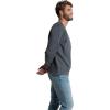 Fruit of the Loom Men’s Eversoft Fleece Crewneck Sweatshirts, Moisture Wicking & Breathable, Sizes S-4x(Garment Dyed Charcoal)
