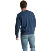 Fruit of the Loom Men’s Eversoft Fleece Crewneck Sweatshirts, Moisture Wicking & Breathable, Sizes S-4x(Garment Dyed Dark Tide)