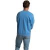 Fruit of the Loom Men’s Eversoft Fleece Crewneck Sweatshirts, Moisture Wicking & Breathable, Sizes S-4x(Garment Dyed Favorite Blue)