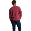 Fruit of the Loom Men’s Eversoft Fleece Crewneck Sweatshirts, Moisture Wicking & Breathable, Sizes S-4x(Garment Dyed Iron Red)