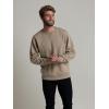 Fruit of the Loom Men’s Eversoft Fleece Crewneck Sweatshirts, Moisture Wicking & Breathable, Sizes S-4x(Garment Dyed Khaki)