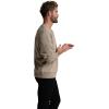 Fruit of the Loom Men’s Eversoft Fleece Crewneck Sweatshirts, Moisture Wicking & Breathable, Sizes S-4x(Garment Dyed Khaki)