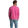 Fruit of the Loom Men’s Eversoft Fleece Crewneck Sweatshirts, Moisture Wicking & Breathable, Sizes S-4x(Garment Dyed Pink Flash)