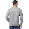 Fruit of the Loom Men’s Eversoft Fleece Crewneck Sweatshirts, Moisture Wicking & Breathable, Sizes S-4x(Grey Heather)