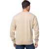 Fruit of the Loom Men’s Eversoft Fleece Crewneck Sweatshirts, Moisture Wicking & Breathable, Sizes S-4x(Khaki Heather)