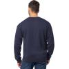 Fruit of the Loom Men’s Eversoft Fleece Crewneck Sweatshirts, Moisture Wicking & Breathable, Sizes S-4x(Navy)