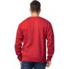 Fruit of the Loom Men’s Eversoft Fleece Crewneck Sweatshirts, Moisture Wicking & Breathable, Sizes S-4x(Red)