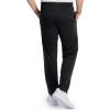 Fruit of the Loom Men’s Eversoft Fleece Open Bottom Sweatpants with Pockets, Relaxed Fit, Moisture Wicking, Breathable(Black)