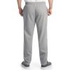 Fruit of the Loom Men’s Eversoft Fleece Open Bottom Sweatpants with Pockets, Relaxed Fit, Moisture Wicking, Breathable(Grey Heather)