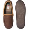Fruit of the Loom Men’s Memory Foam House Slippers Indoor Outdoor – Microsuede Venetian Cozy Warm Men’s Slippers Plush House Shoes, Sizes 7-14(Brown)