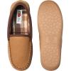 Fruit of the Loom Men’s Memory Foam House Slippers Indoor Outdoor – Microsuede Venetian Cozy Warm Men’s Slippers Plush House Shoes, Sizes 7-14(Tan)