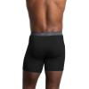 Fruit of the Loom Men’s Micro Stretch Boxer Briefs, Designed to Move with You, Lightweight & Moisture Wicking(5 Pack – Black)