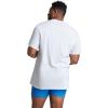 Fruit of the Loom Men’s Premium Big & Tall Undershirts(Tall Man – Crew – 6 Pack White)