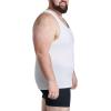 Fruit of the Loom Men’s Sleeveless Tag Free Moisture Wicking Tank A-Shirt(Big Man – 6 Pack – White)