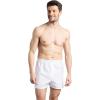 Fruit of the Loom Men’s Tag Free Woven Boxer Shorts, Relaxed Fit, Moisture Wicking, Assorted Color Multipacks(White)