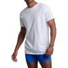 Fruit of the Loom Mens Tag-Free Cotton Undershirts(Regular – Crew – 8 Pack White)
