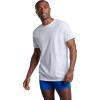 Fruit of the Loom Mens Tag-Free Cotton Undershirts(Regular – Crew – 8 Pack White)