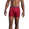 Fruit of the Loom mens 4-way Stretch Boxer Briefs | Lightweight & Moisture Wicking Underwear | Long Leg, Regular Leg & Trunk(Regular Leg – Micro Stretch – Colors May Vary)
