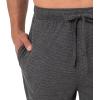 Fruit of the Loom mens Breathable Jersey Sleep Pant(Grey Heather)