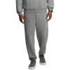 Fruit of the Loom Eversoft Fleece Elastic Bottom Sweatpants with Pockets, Relaxed Fit, Moisture Wicking, Breathable(12 Pack – Grey Heather)