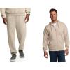 Fruit of the Loom Eversoft Fleece Elastic Bottom Sweatpants with Pockets, Relaxed Fit, Moisture Wicking, Breathable(Khaki Heather/Khaki Heather)