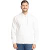 Fruit of the Loom Eversoft Fleece Full Zip Hoodie Sweatshirt(White Full Zip)