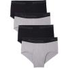 Fruit of the Loom Men’s Breathable Underwear(Black/Gray)